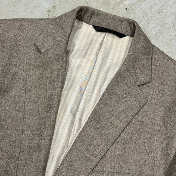 Banana Republic Suit Vitale Barberis Canonico 120s Flannel Wool 2pc 38R 32x31 - Picture 7 of 16